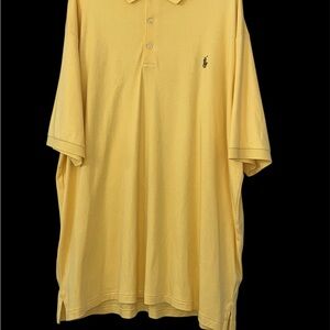 Polo by Ralph Lauren Classic Yellow Polo Shirt 3 XLT new with no tags